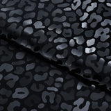 Slick Vinyl Leopard Print Stretch Fabric