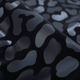 Slick Vinyl Leopard Print Stretch Fabric