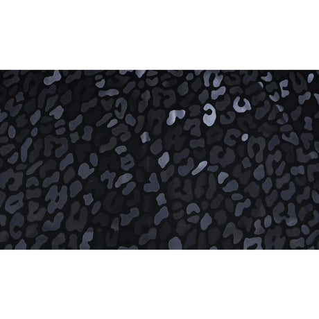 Prowl Polyester Spandex Slick Vinyl Fabric - Leopard Print, 54" Width (1 Yard)