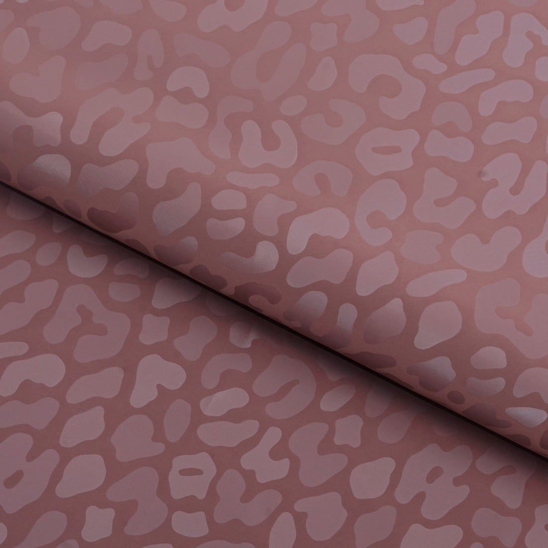 Prowl Polyester Spandex Slick Vinyl Fabric - Leopard Print, 54" Width (1 Yard)
