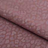 Slick Vinyl Leopard Print Stretch Fabric
