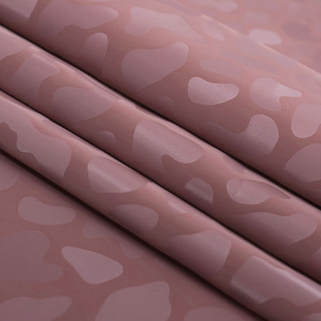 Prowl Polyester Spandex Slick Vinyl Fabric - Leopard Print, 54" Width (1 Yard)