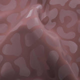 Slick Vinyl Leopard Print Stretch Fabric
