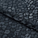 Slick Vinyl Leopard Print Stretch Fabric