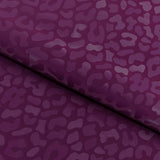 Slick Vinyl Leopard Print Stretch Fabric
