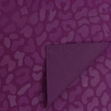 Slick Vinyl Leopard Print Stretch Fabric