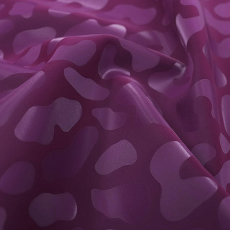 Prowl Polyester Spandex Slick Vinyl Fabric - Leopard Print, 54" Width (1 Yard)