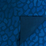 Slick Vinyl Leopard Print Stretch Fabric