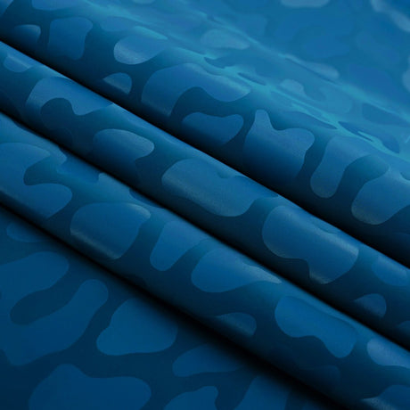 Prowl Polyester Spandex Slick Vinyl Fabric - Leopard Print, 54" Width (1 Yard)