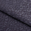 Prowl Polyester Spandex Slick Vinyl Fabric - Leopard Print, 54" Width (1 Yard)