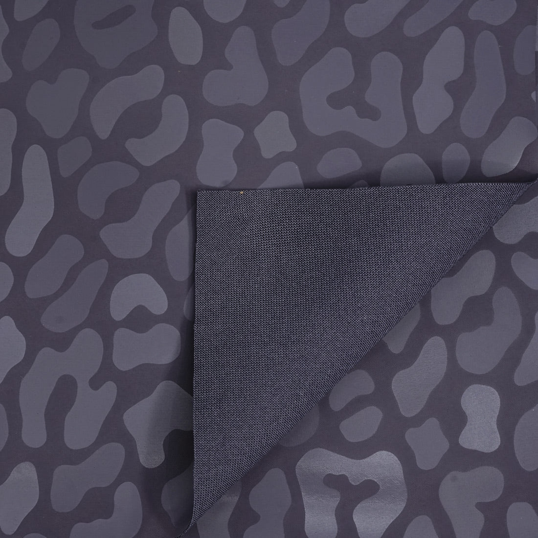 Slick Vinyl Leopard Print Stretch Fabric