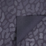 Slick Vinyl Leopard Print Stretch Fabric