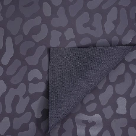 Prowl Polyester Spandex Slick Vinyl Fabric - Leopard Print, 54" Width (1 Yard)