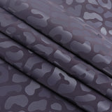 Slick Vinyl Leopard Print Stretch Fabric