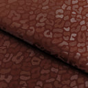 Prowl Polyester Spandex Slick Vinyl Fabric - Leopard Print, 54" Width (1 Yard)
