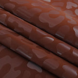 Slick Vinyl Leopard Print Stretch Fabric