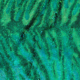 Polyester Spandex Disco Cobra Fabric 60" Foil Animal Print