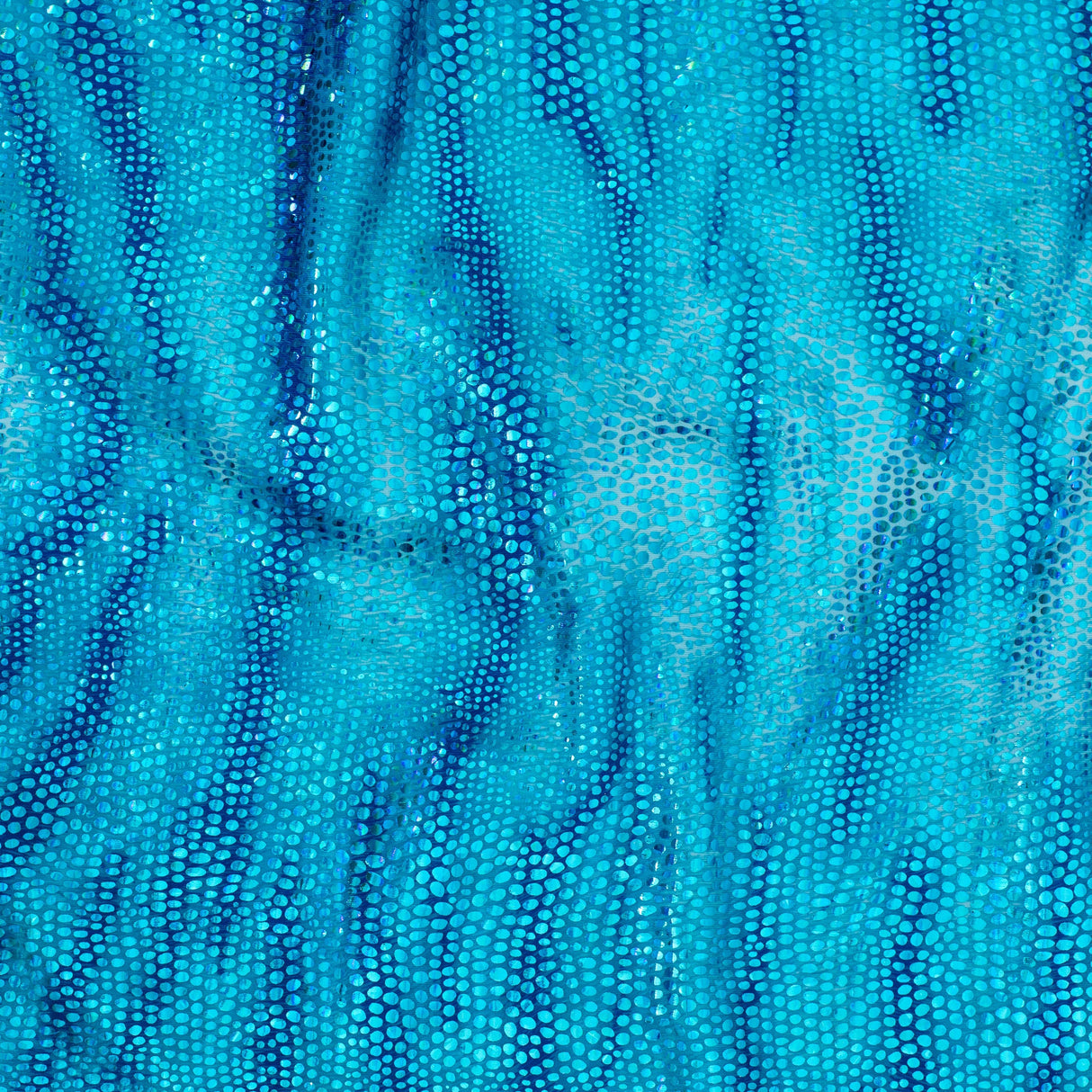 Polyester Spandex Disco Cobra Fabric 60" Foil Animal Print