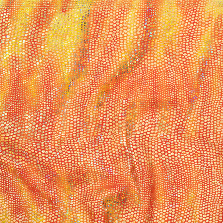 Polyester Spandex Disco Cobra Fabric 60" Foil Animal Print