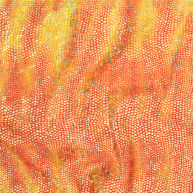 Polyester Spandex Disco Cobra Fabric 60" Foil Animal Print