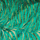 Polyester Spandex Zebra Hologram Fabric