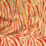 Polyester Spandex Zebra Hologram Fabric