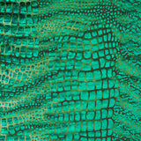 Polyester Spandex Hologram Fabric Disco Snake 60"