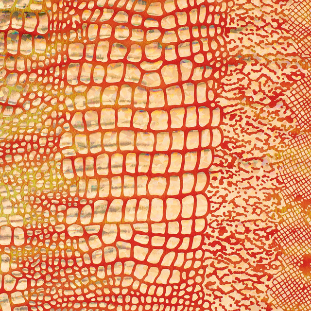 Polyester Spandex Hologram Fabric Disco Snake 60"