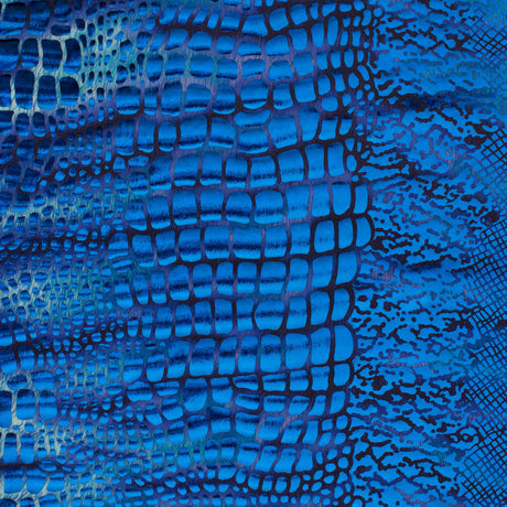 Polyester Spandex Hologram Fabric Disco Snake 60"
