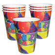Happy Birthday Paper Cups 9 oz