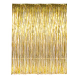 Gold Foil Fringe Curtain 36" x 96"