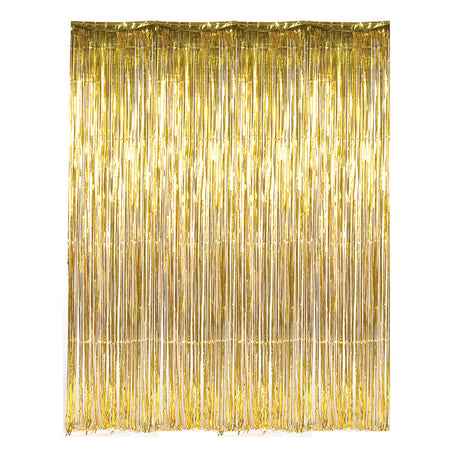 Gold Foil Fringe Curtain 36" x 96"
