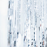 Silver Foil Fringe Curtain 36x96