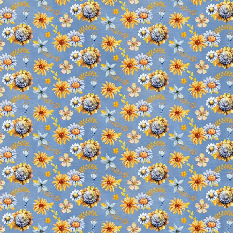 Cotton Wideback Fabric Sweet Florals Sweet As Can Bee 118"