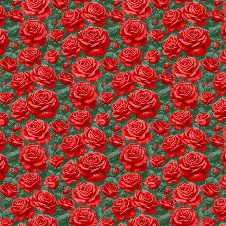 Cotton Wideback Rose Print Fabric 118"