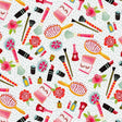 Cotton Wideback Blue/Pink Bubble Bath Cosmetics Fabric 118"