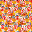 Cotton Print Multi Bubble Bath Flower Carpet 118" Wideback Fabric