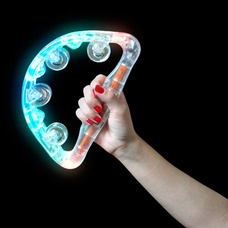 Flashing Tambourine 9"