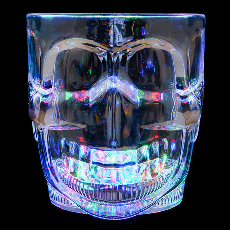 Light-Up Skull Glass 16 oz