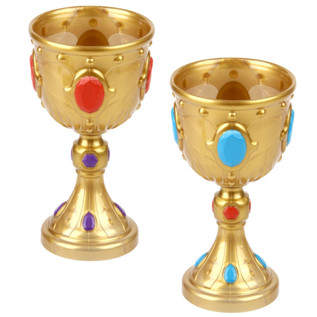 Plastic Goblet with Jewels (1 DZ)