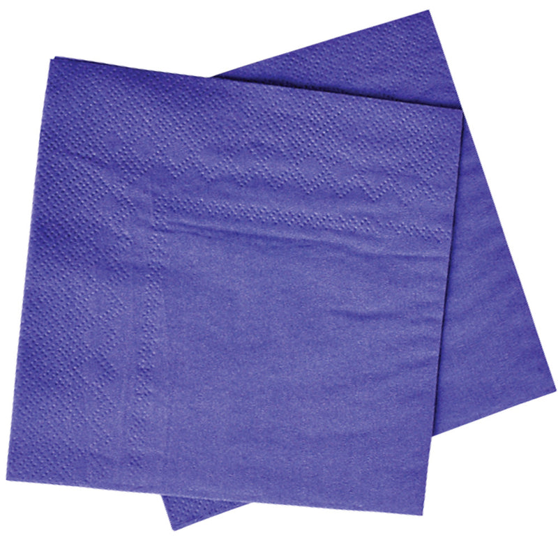 Purple Lunch Napkins 12 7/8" (50 Count)