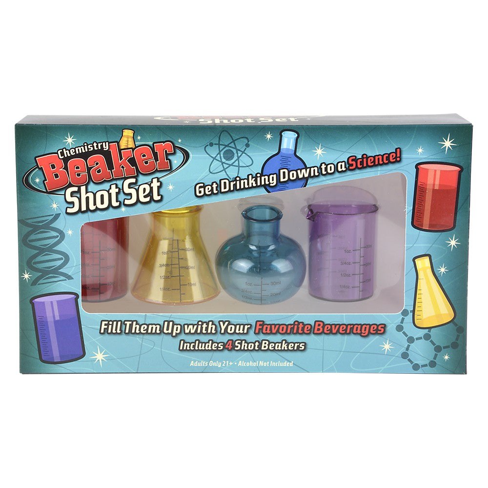 Chemistry Beaker Shot Set (4 PC)