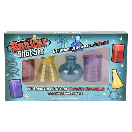 Chemistry Beaker Shot Set (4 PC)