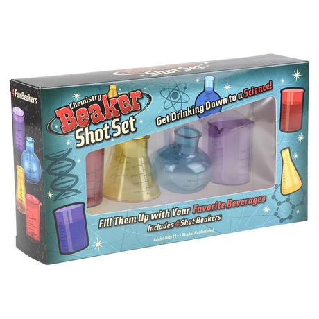 Chemistry Beaker Shot Set (4 PC)