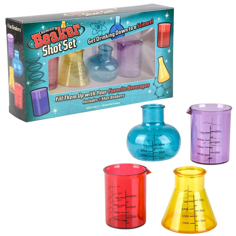 Chemistry Beaker Shot Set (4 PC)