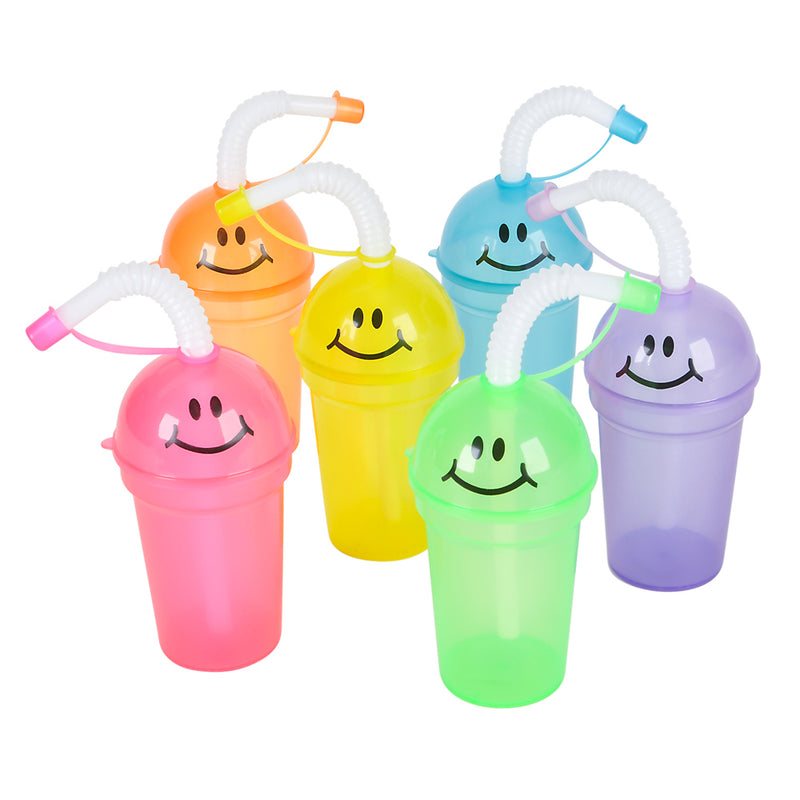 Smile Face Sipper Cup 7 oz (1 DZ)