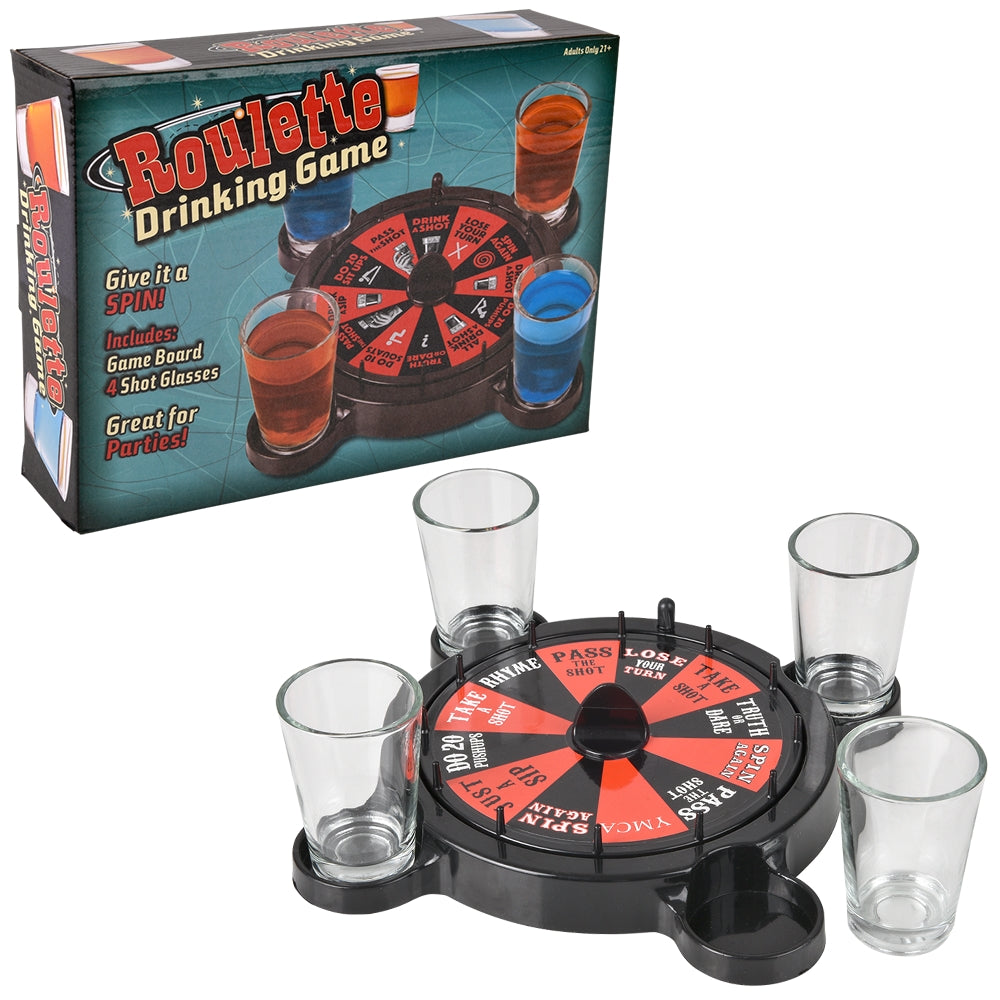 Spinning Drinking Game 6.5" Set