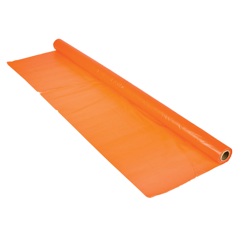 Orange Tablecloth Roll 1 Mil 100" x 40" (1 RL)
