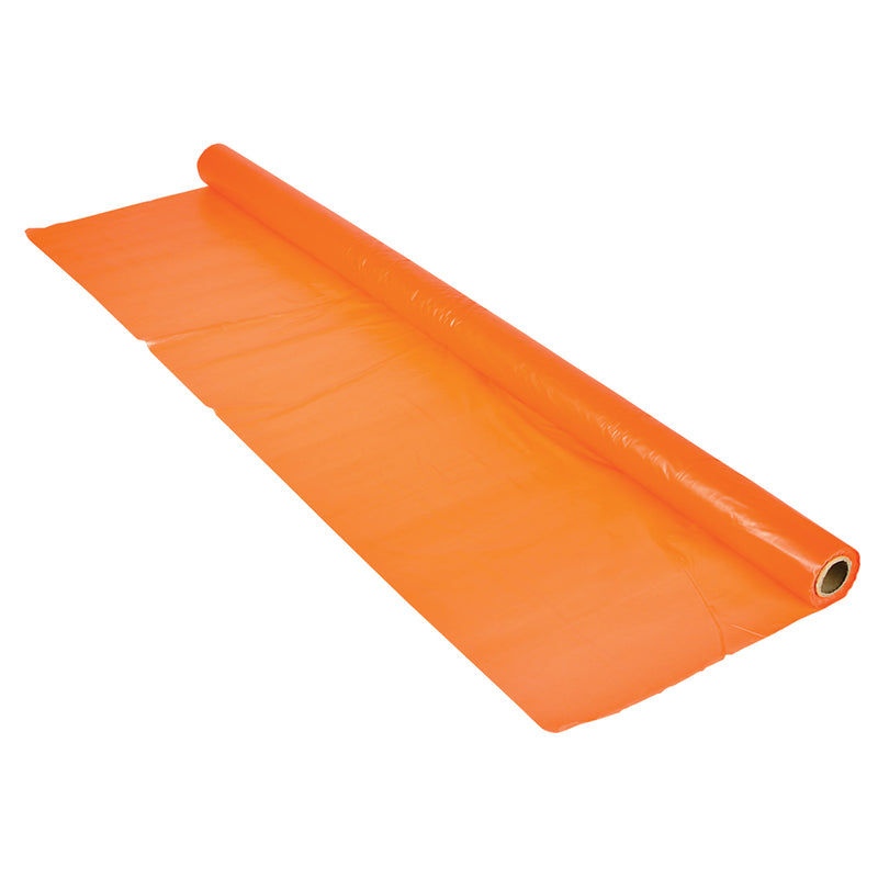 Orange Tablecloth Roll 1 Mil 100" x 40" (1 RL)
