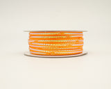 1/8"x50 yards Gold Yellow Organza Pull Bows Ribbon with Iridescent Edge - Pack of 7 Rolls